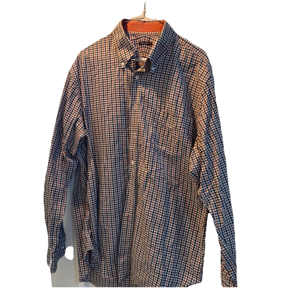 J McLaughlin Men's Shirt XL‎ Plaid Long Sleeve Button Up
